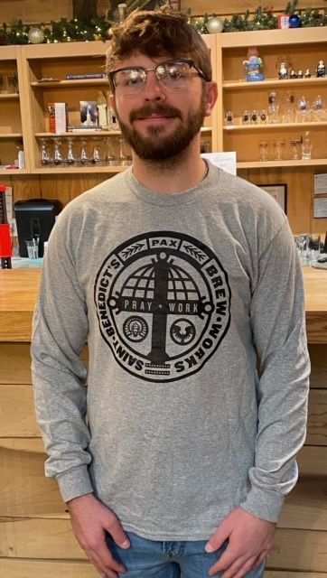 Gray Saint Benedict's Brew Works Long Sleeve
