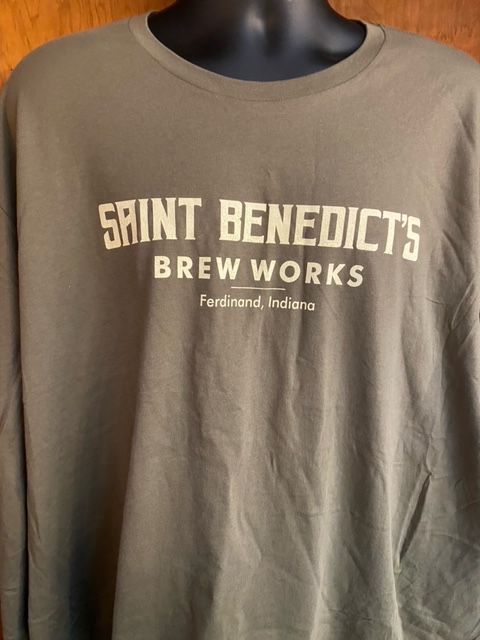 Olive Green Saint Benedicts Brew Works Short Sleeve