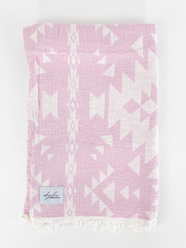 Tulum Pink Turkish Towel