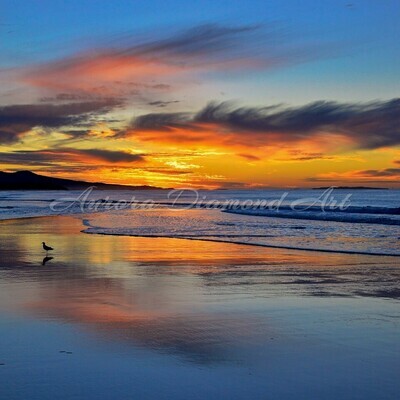 Betka Beach Light Sunset Diamond Painting