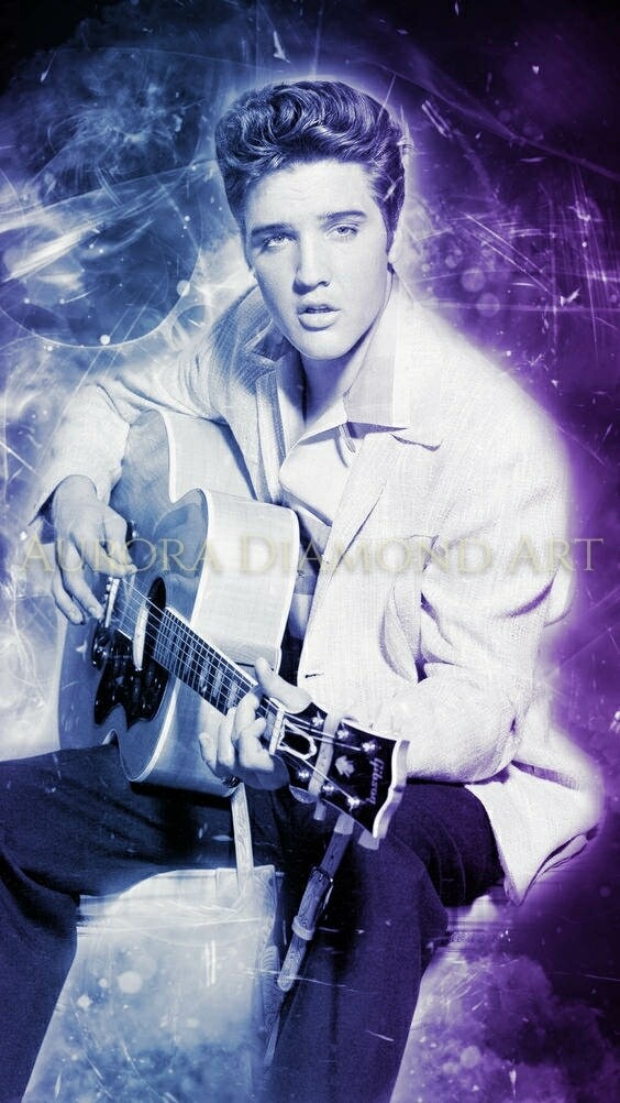 Elvis Coloured Smoke (Full) Diamond Painting