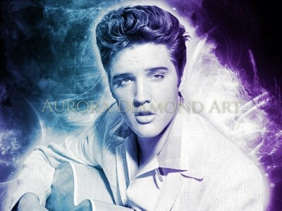 Elvis Coloured Smoke (Profile) Diamond Painting
