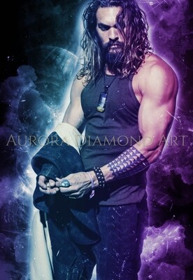 Jason Momoa Coloured Smoke Diamond Painting
