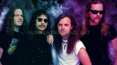 Metallica Coloured Smoke Diamond Painting