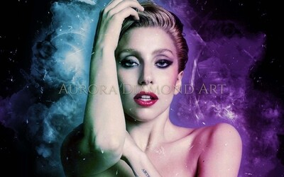 Lady Gaga Coloured Smoke Diamond Painting