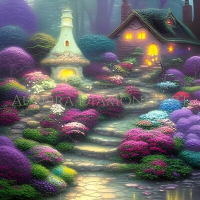 Fairy Cottage Garden Diamond Painting