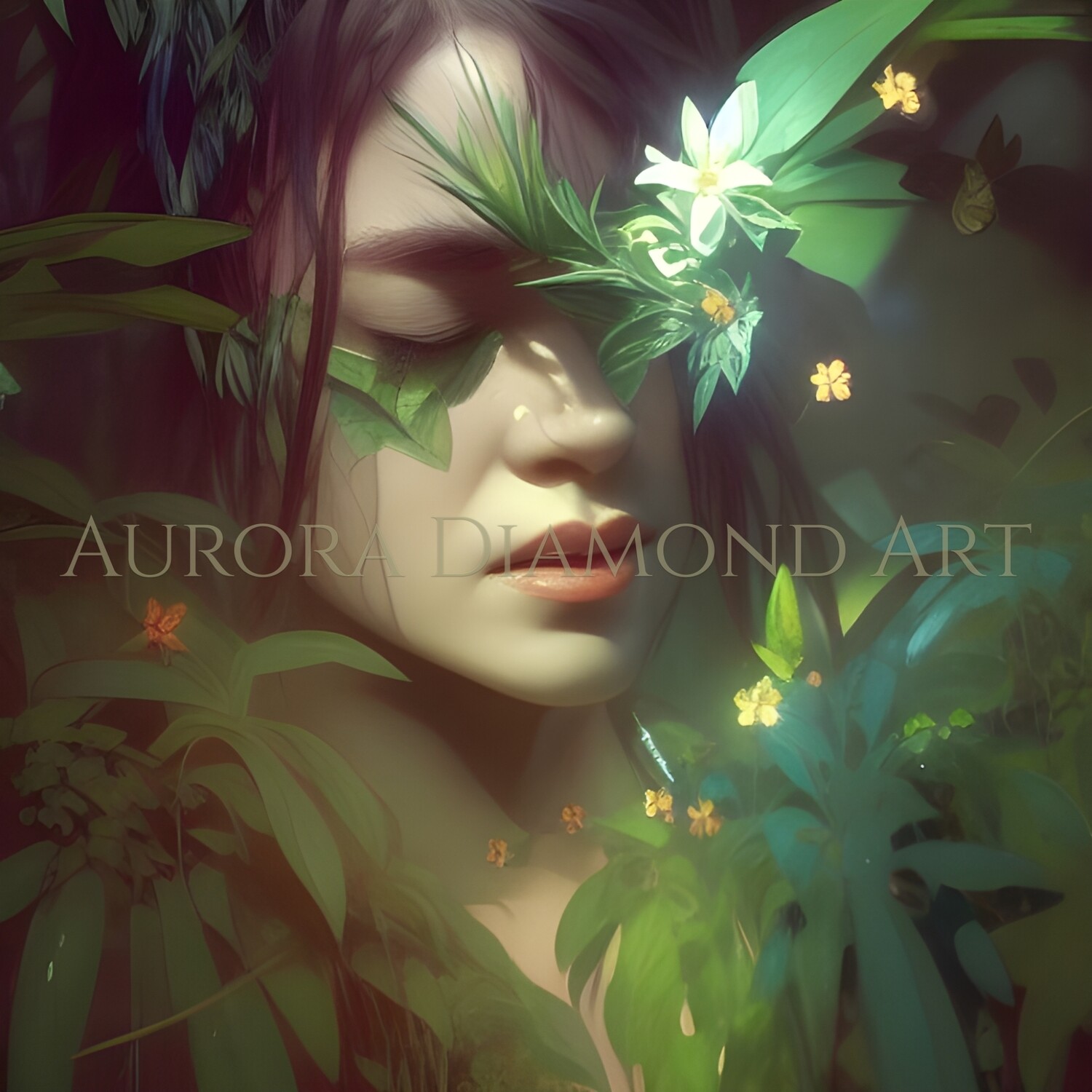 Beneath The Foliage Pixie Diamond Painting