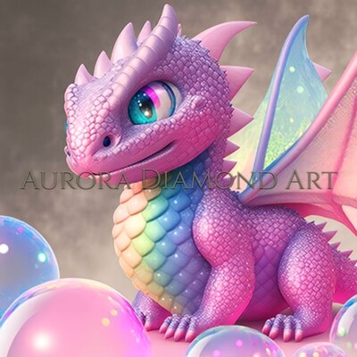 Little Smiling Dragon Diamond Painting