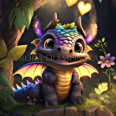 Cutie Dragon 3 Diamond Painting