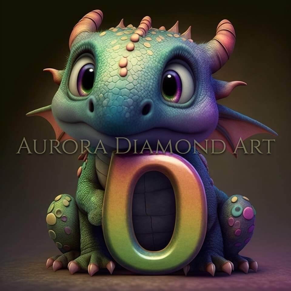 Little Dragon 0-9/A-Z Diamond Painting