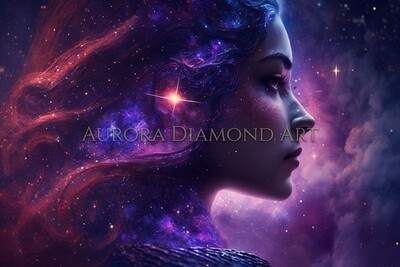 Galaxy Girl Diamond Painting