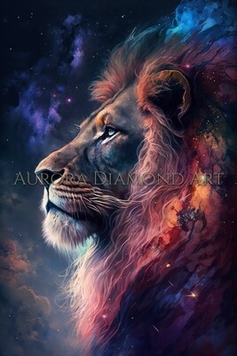 Galaxy Lion Diamond Painting