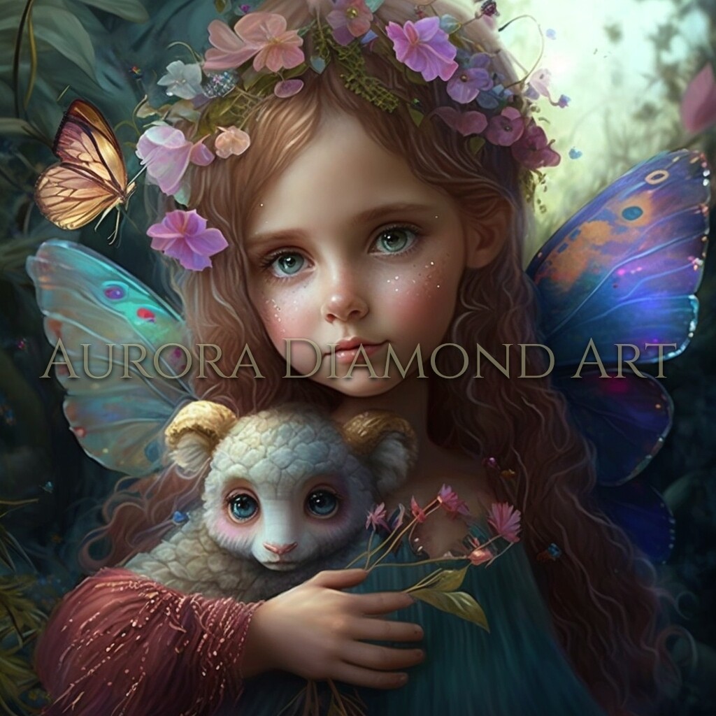 Fairy Girl And Friends Diamond Painting Collection, Fairy Choice: Fairy 7
