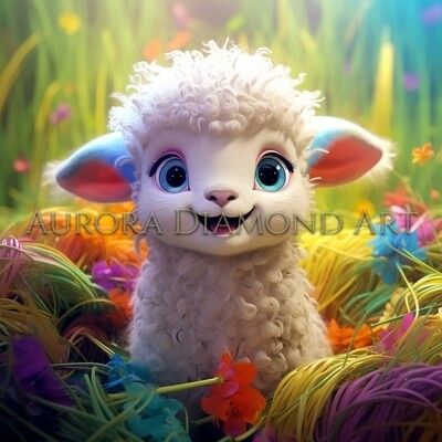 Little Sheep Diamond Painting