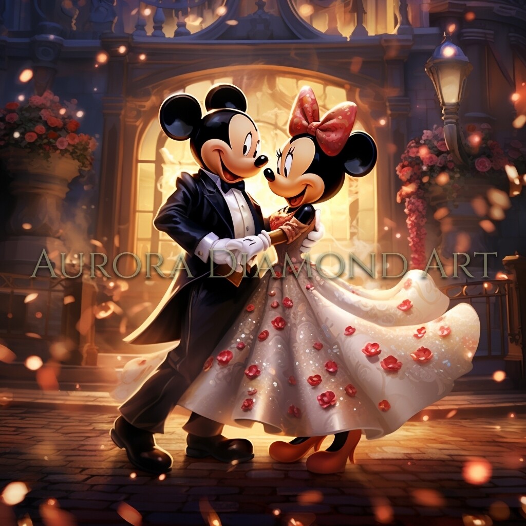 Mickey & Minnie Dancing Diamond Painting