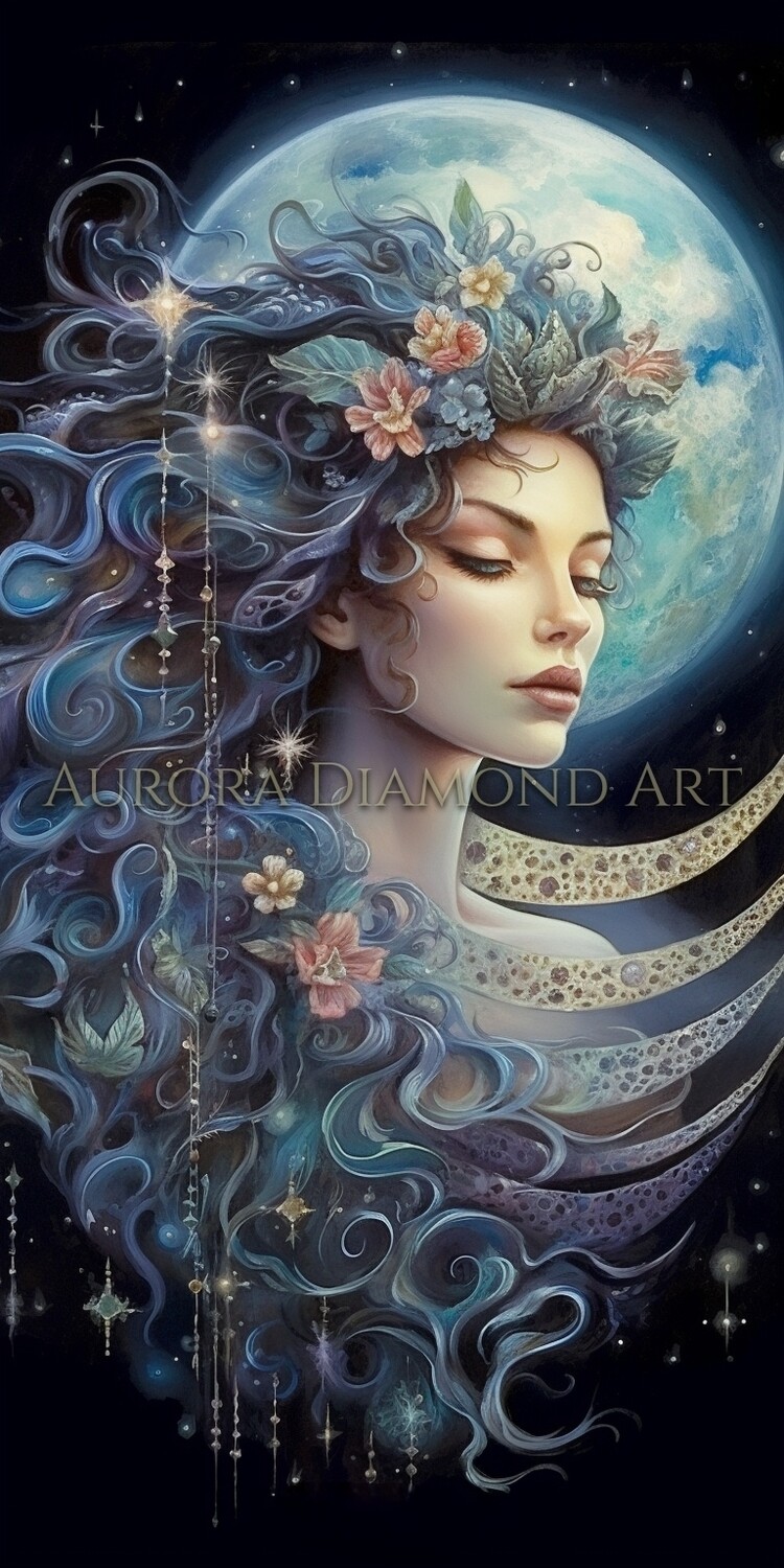 【最安値】ダイヤモンドアートクラブ　Moon Goddess DAC 最安値】ダイヤモンドアートクラブ Moon Goddess DAC Moon