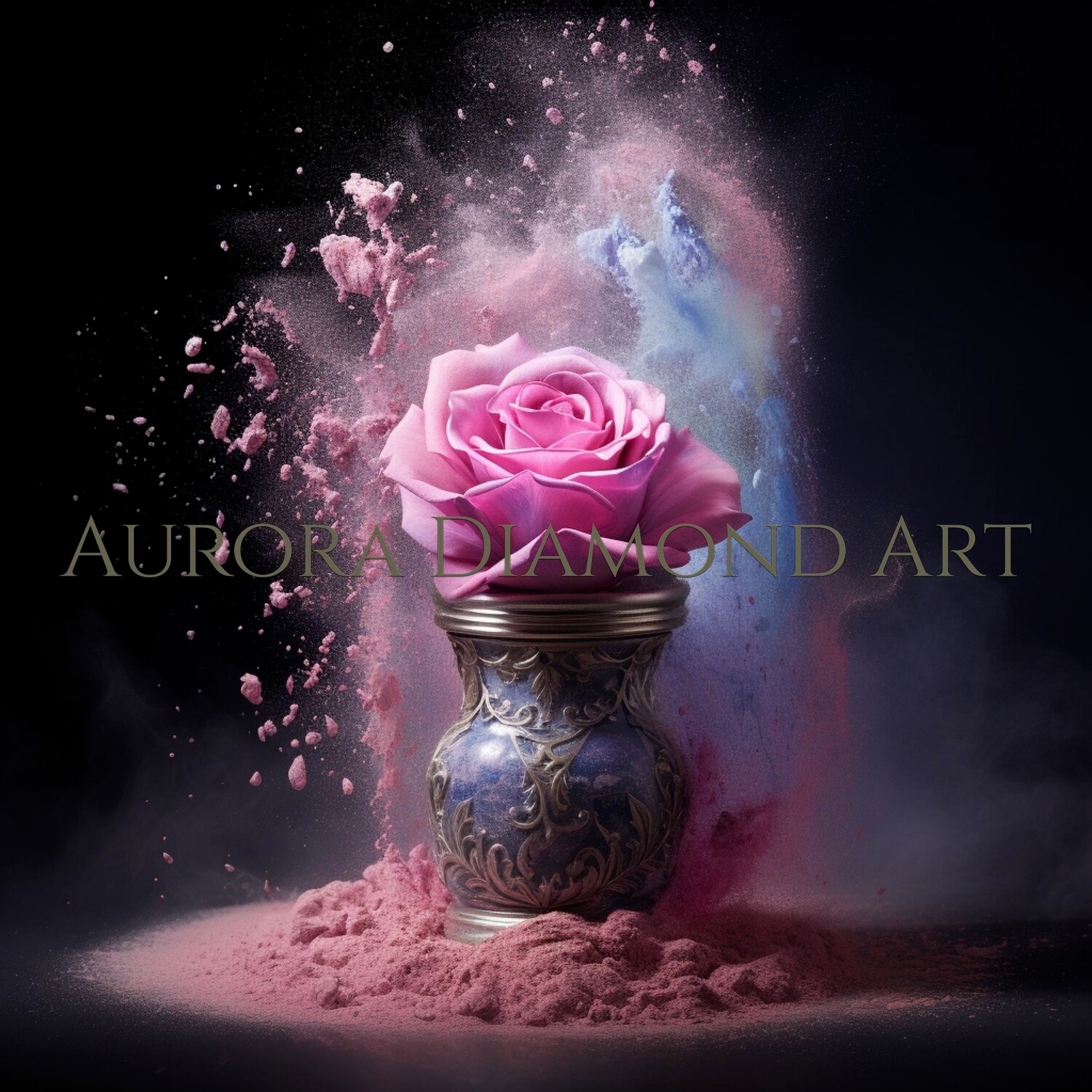 Pink Rose Diamond Painting