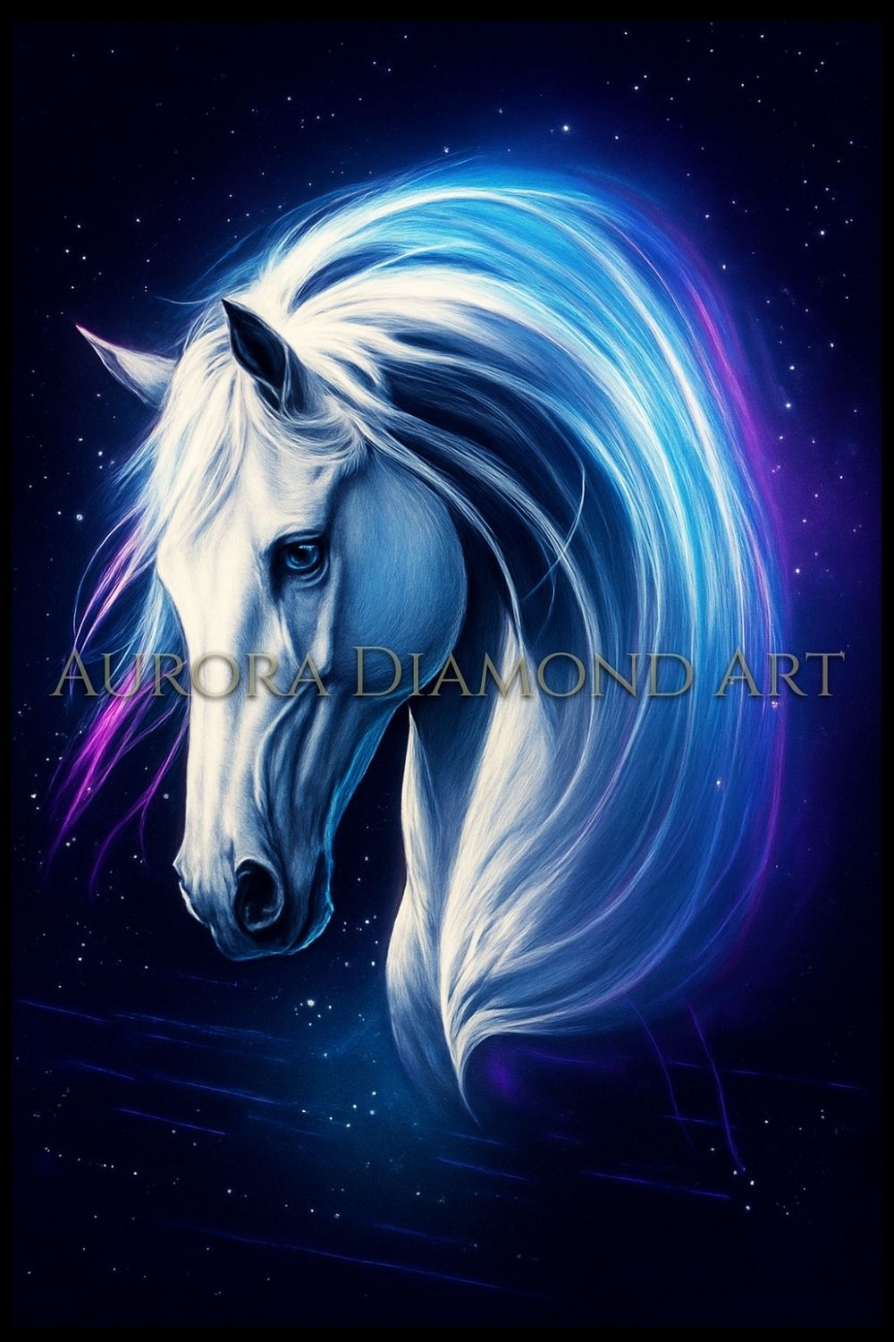 Galaxy Horse Diamond Painting