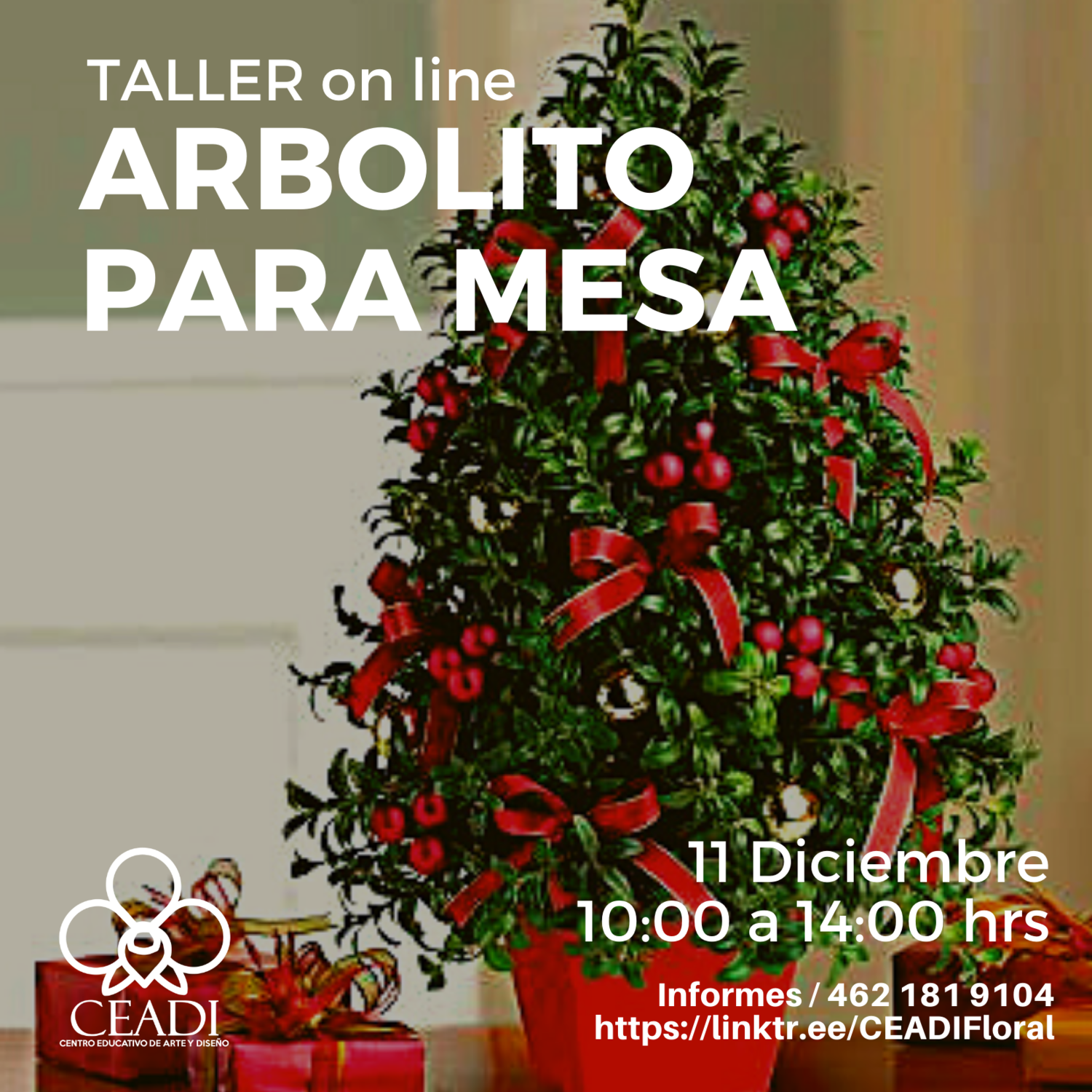 Taller On line Arbolito Navideño para Mesa