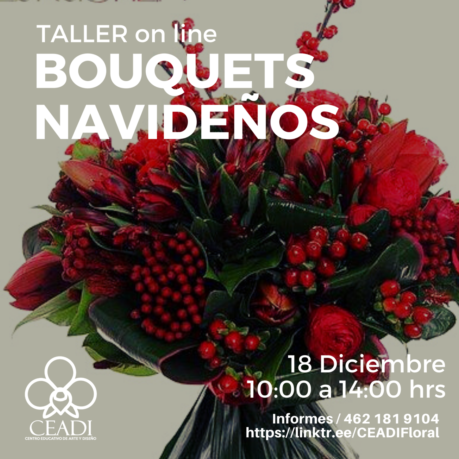 Taller de Bouquetes Navideños