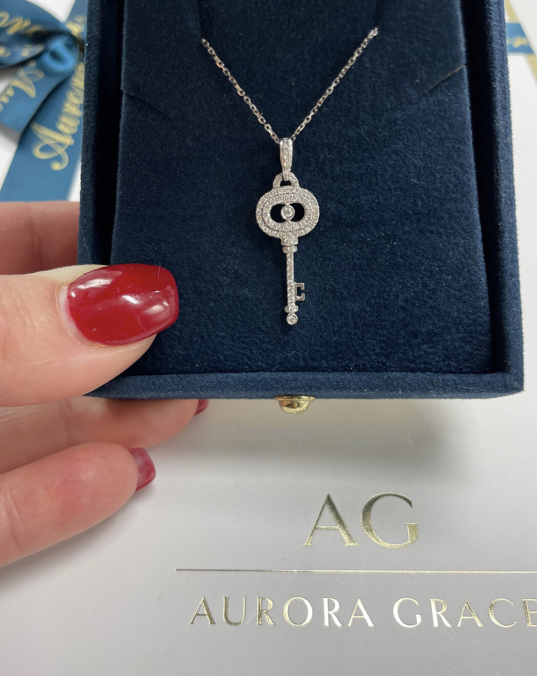 Tiffany diamond key pendant price deals