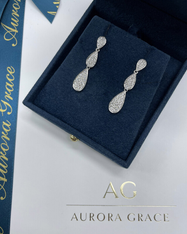 Dew Drop Diamond Earrings Dew Drop Diamond Earrings