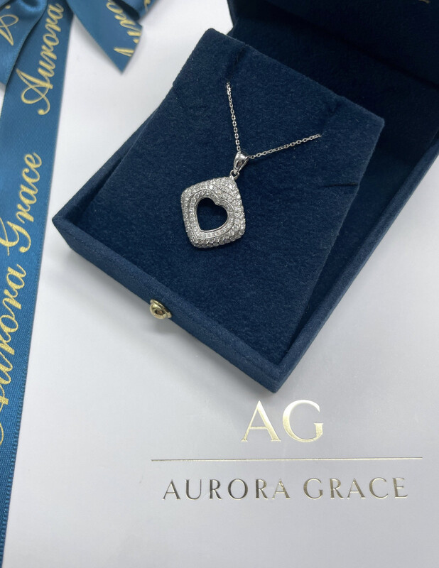 Pave Heart Diamond Pendant Pave Heart Diamond Pendant
