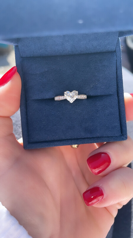 Heart Diamond Ring Heart Diamond Ring