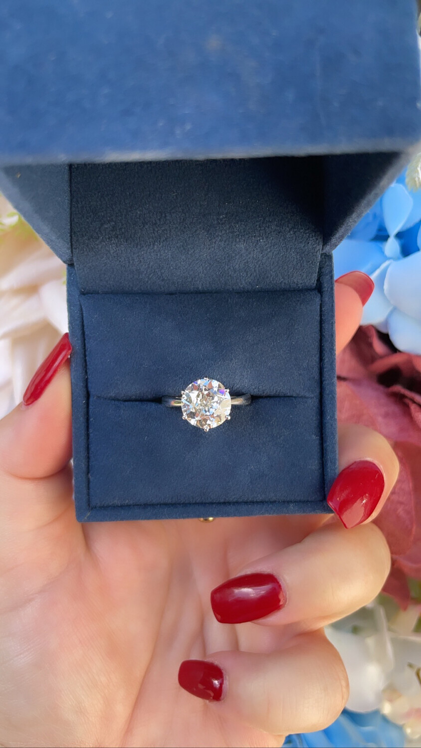 3.53ct Round Brilliant Cut Solitaire