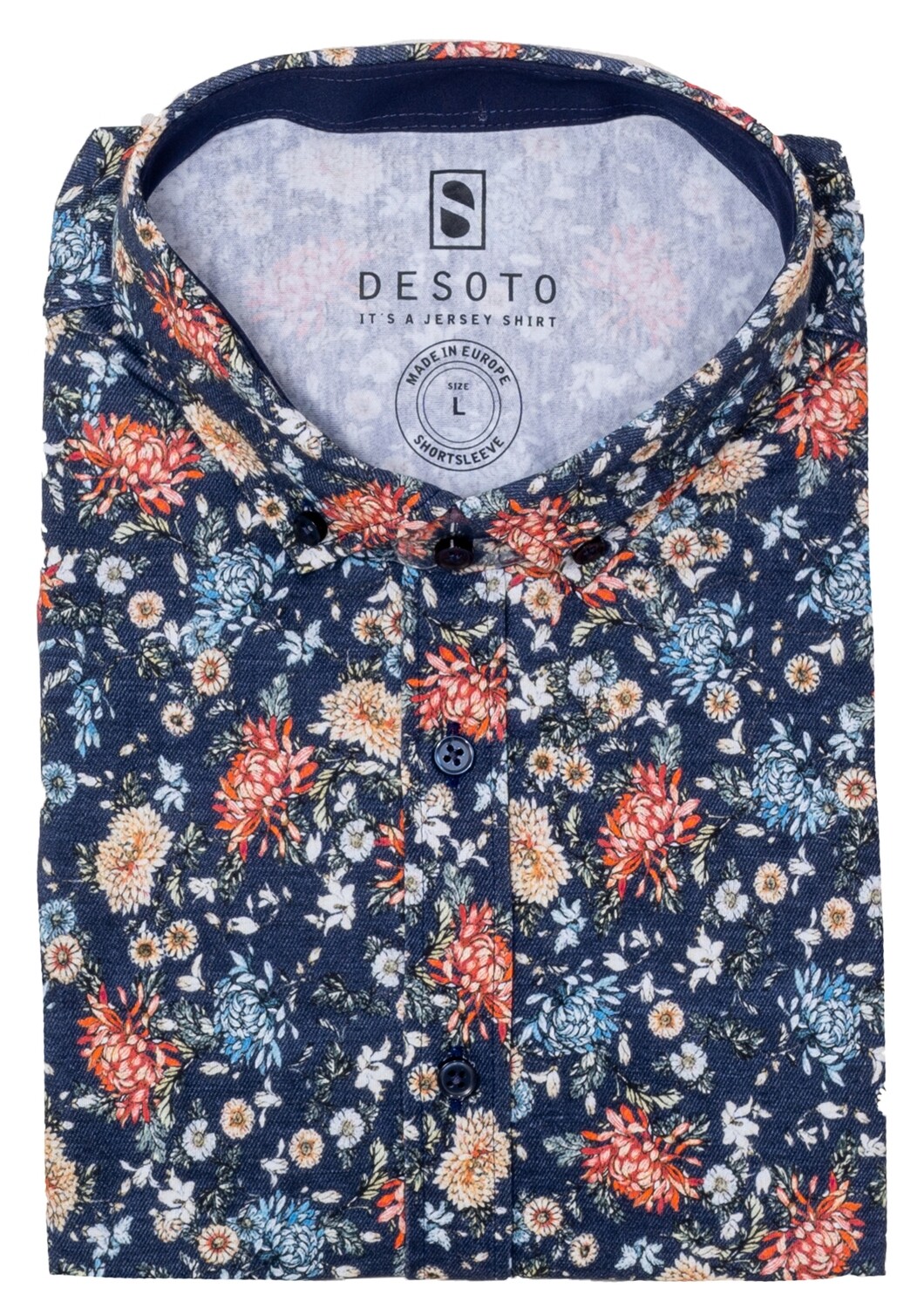 Desoto Overhemd Korte Mouw