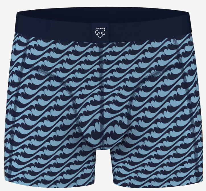 A-dam Boxer Blue Waves