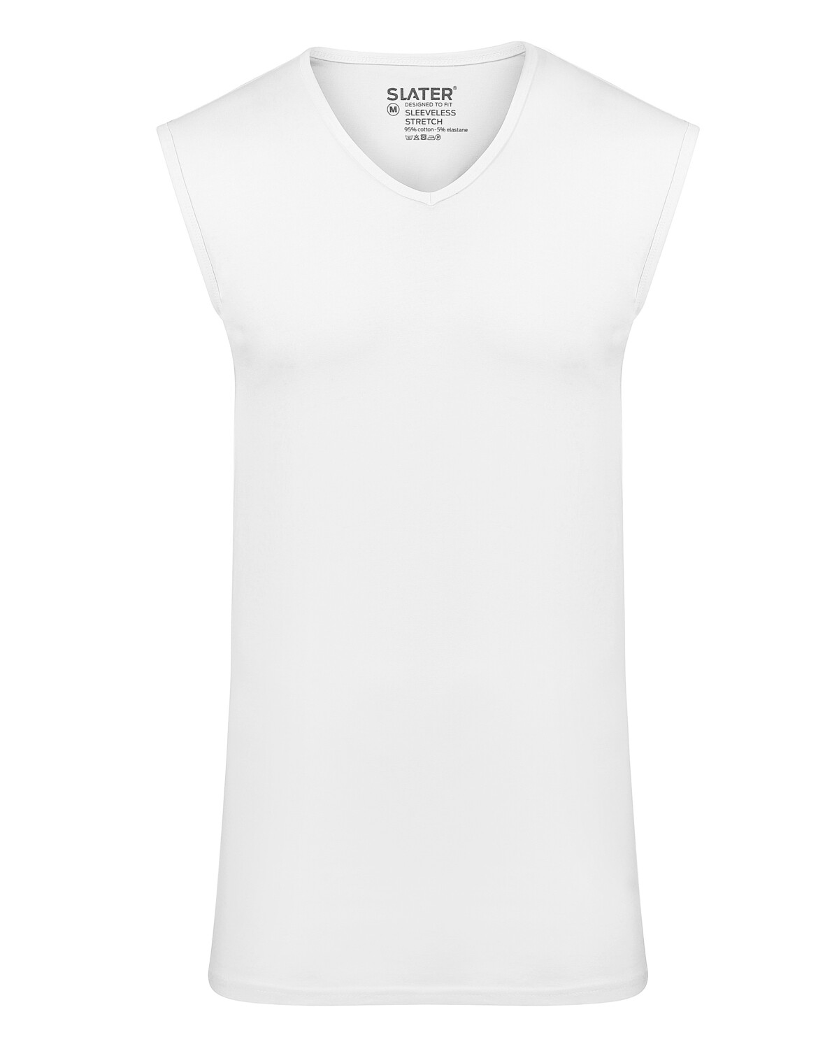 Slater V-hals Wit