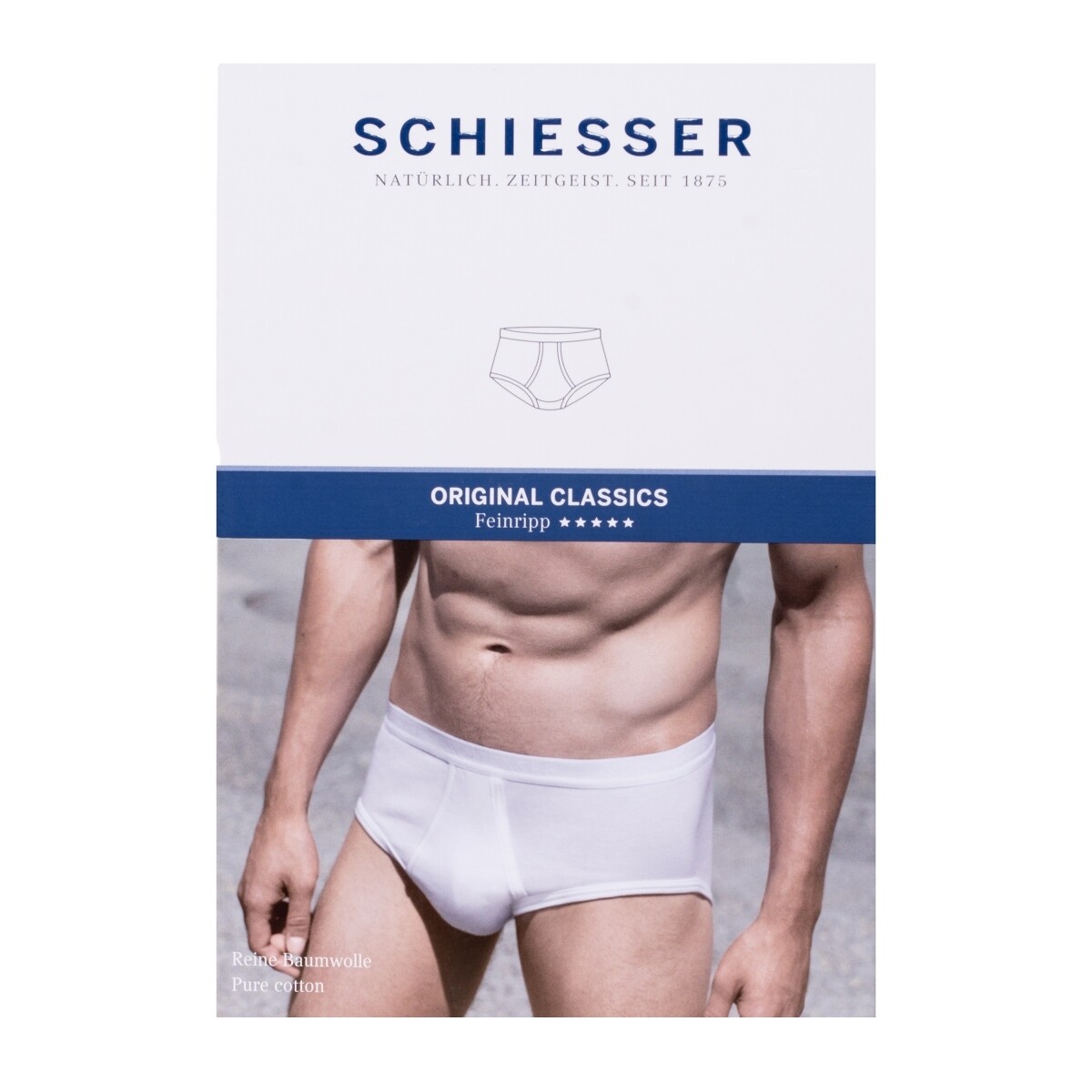 Schiesser Sportslip Donkerblauw