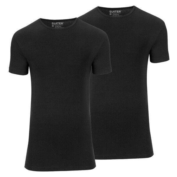 Slater Ronde Hals Zwart