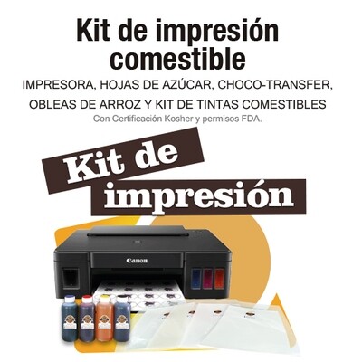 Kit impresión comestible