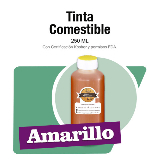 Tinta Amarilla de 250 ml