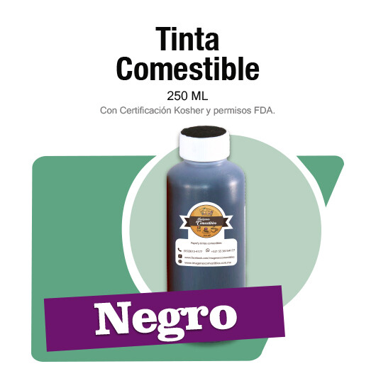 Tinta Negra de 250 ml