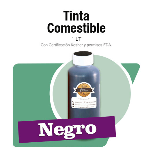 Tinta Negro de 1 LT.