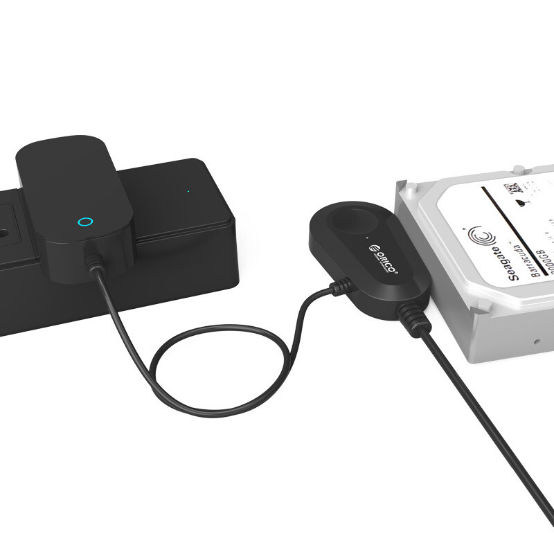 Adaptador para HDD/SSD 2.5 y 3.5 Pulgadas SATA - USB 3.0, Fuente De 12V, ORICO (35UTS)