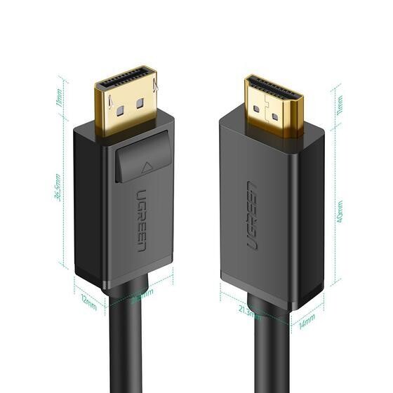 Cable Displayport A Hdmi 4k Ultra Hd Ugreen, 2mts