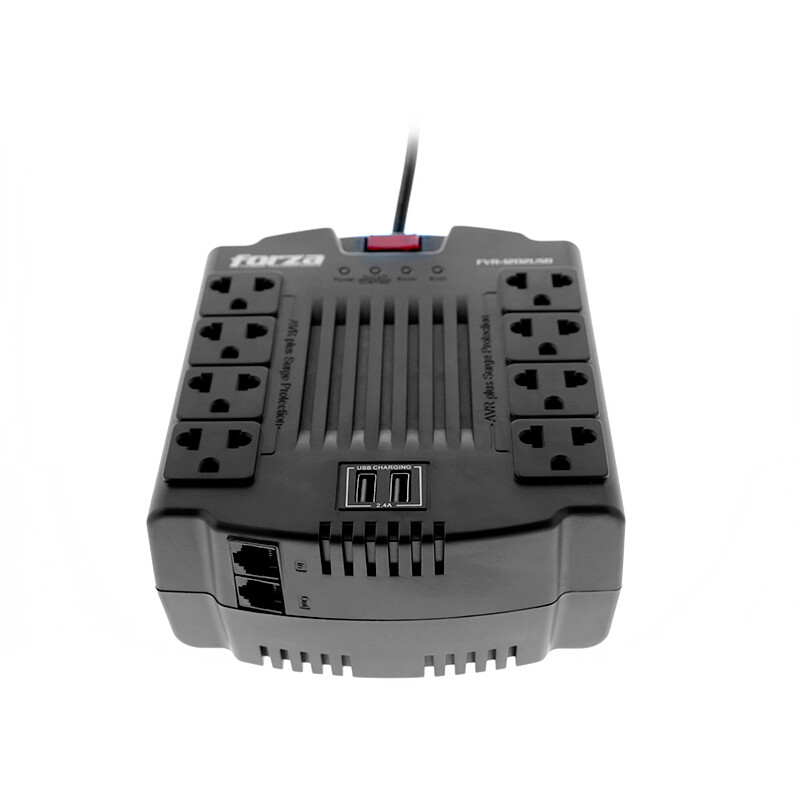 Estabilizador de voltaje Forza 1202USB, 1200VA/600W
