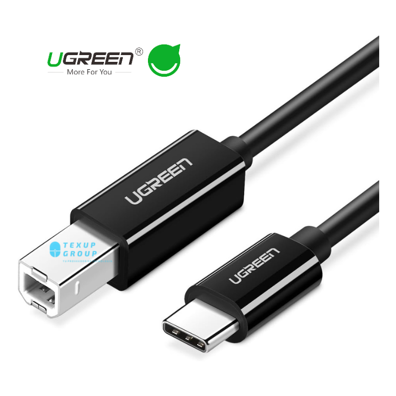 Cable Impresora tipo C a tipo B 2.0, Mac, Windows, UGREEN