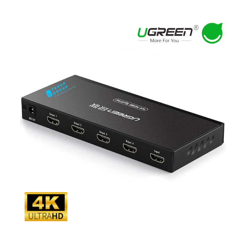 Splitter Hdmi 4k De 1x4 Aluminio Ultra Full Hd 3d Ugreen