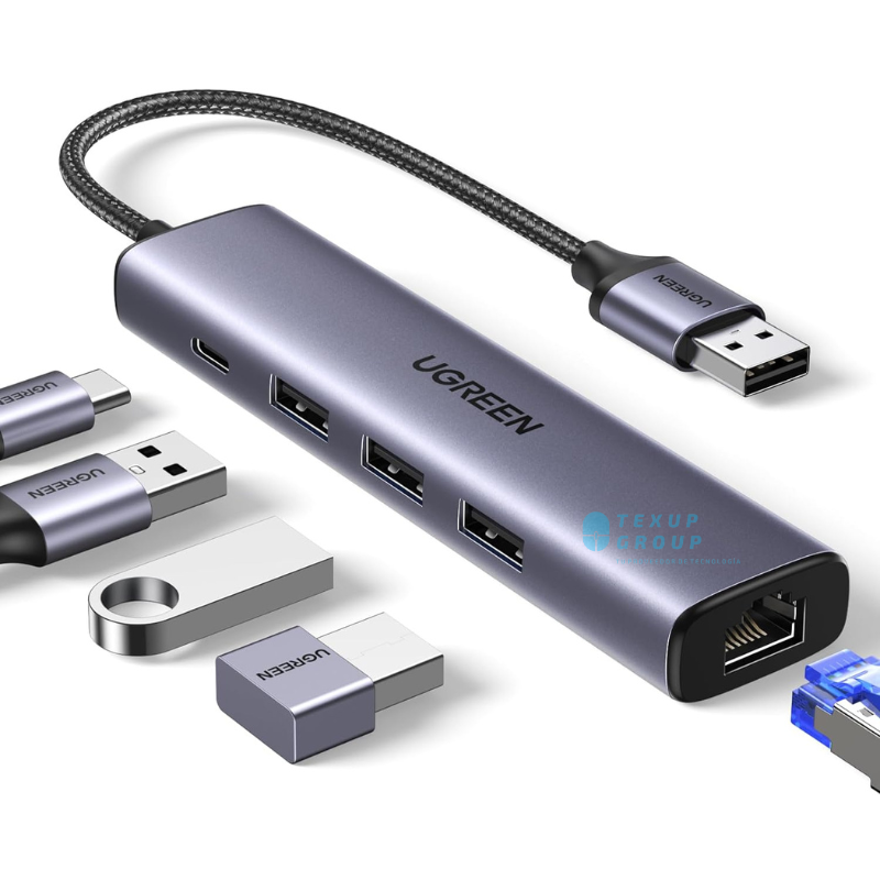UGREEN - Adaptador Usb 3.0 A Rj45 Ethernet Gigabit 1000mbps 60554