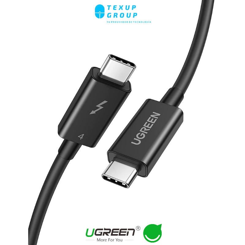 Cable Thunderbolt 4 Tipo C A C, Audio Y Video 40gbps, Ugreen