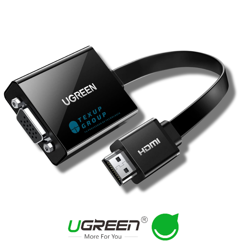 Conversor Hdmi Macho A Vga Hembra 25cm Ugreen