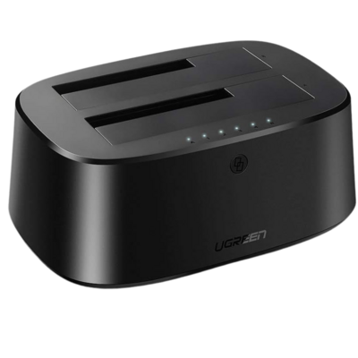 Clonador De Discos 2.5&#39;&#39; Y 3.5&#39;&#39; Con 2 Bah�as Ugreen Usb 3.0