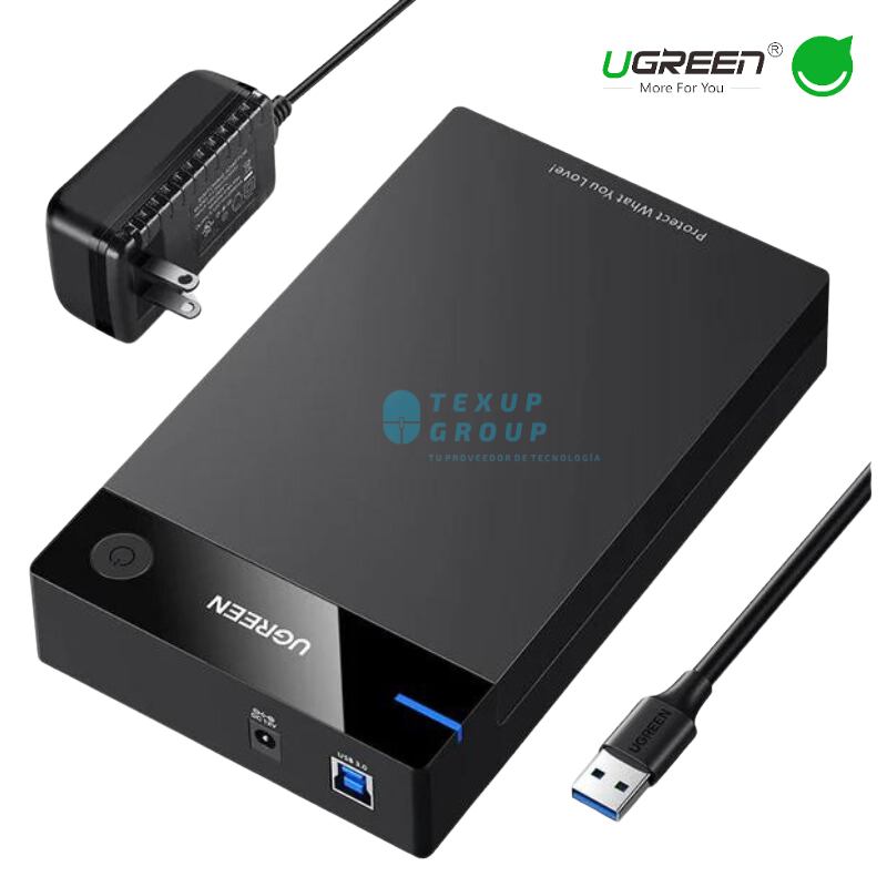 UGREEN - Case Externo Para Disco 3.5 Usb 3.0 Ssd/hdd 50423