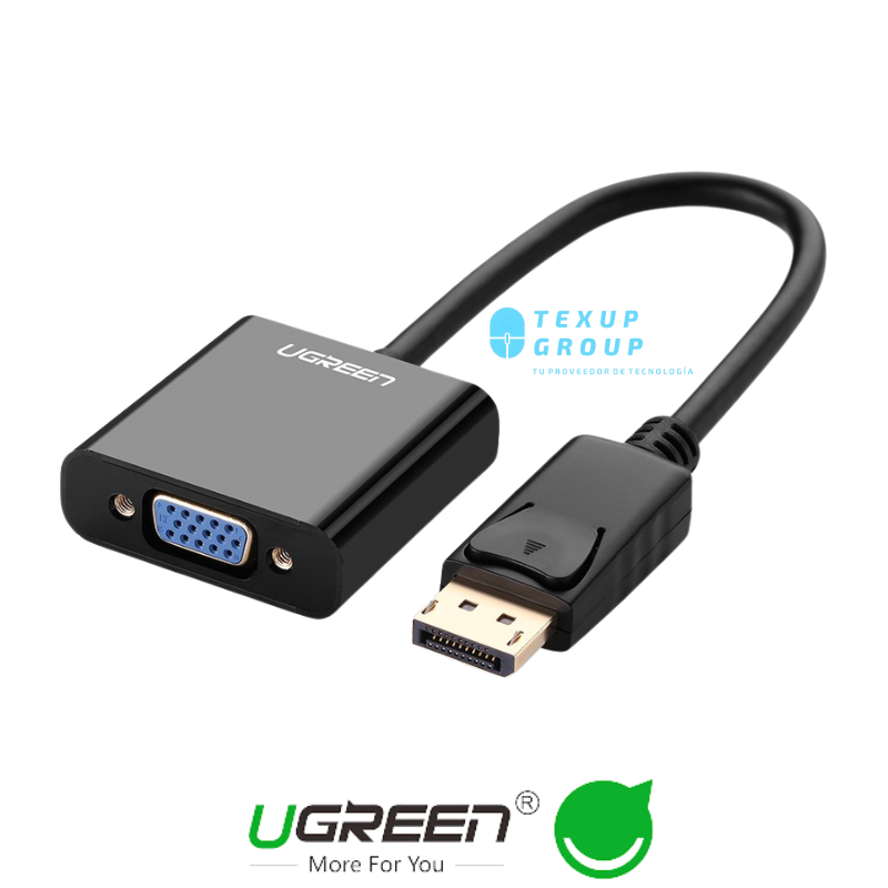 Adaptador Display Port Macho A Vga Hembra 4K, Ugreen, 20415