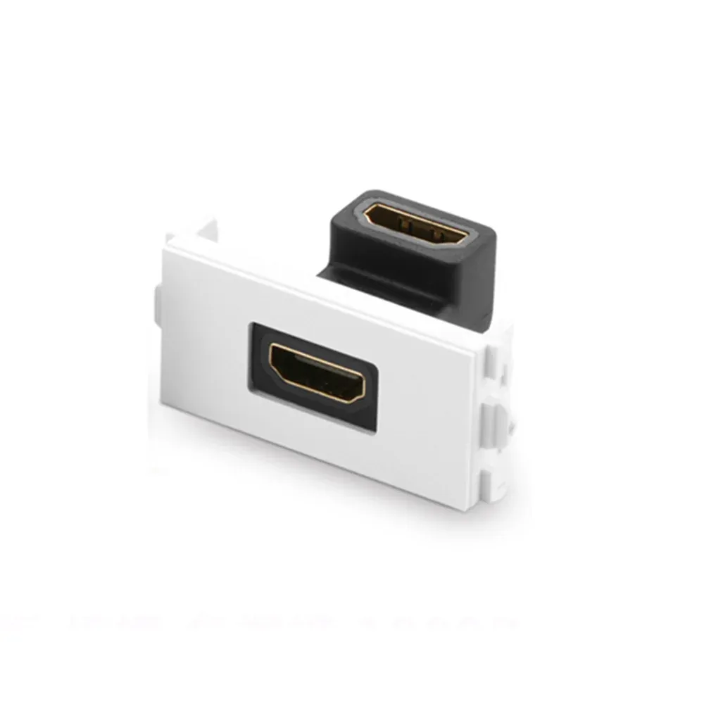 UGREEN - Adaptador Hdmi Tipo L Con Socket/Marco 4K, 20318